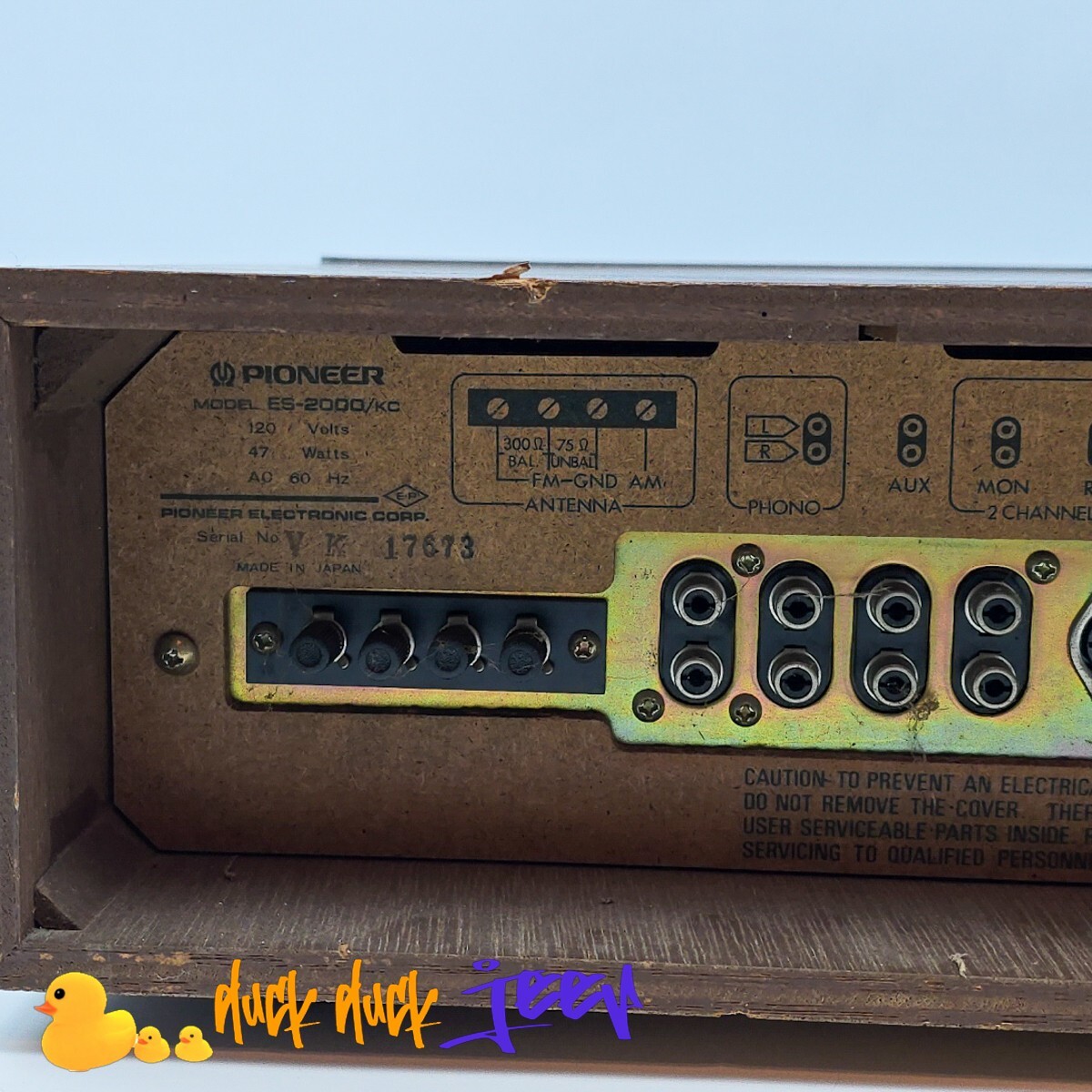 Pioneer ES-2000 Stereo Audio Receiver For Parts or Repair Only | eBay