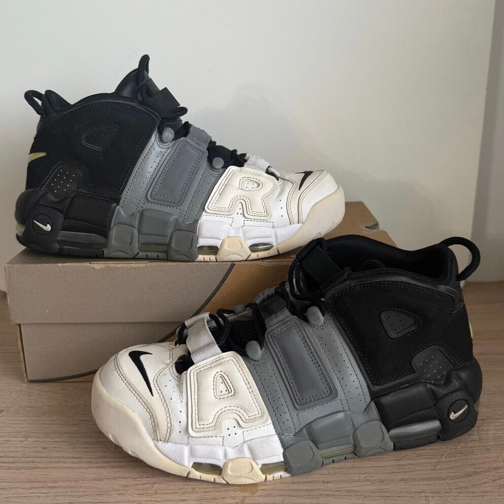 Nike Air More Uptempo Tri-Color Black/White Men Sneakers 921948