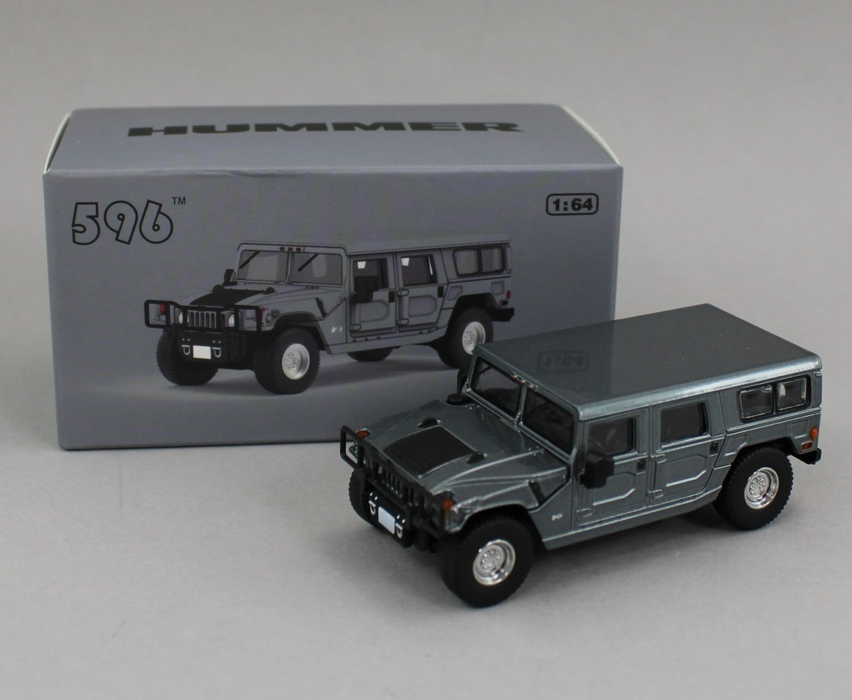 1:64 *596 DIECAST* Hummer H1 4x4 *GUN METAL GRAY* NIB! | eBay