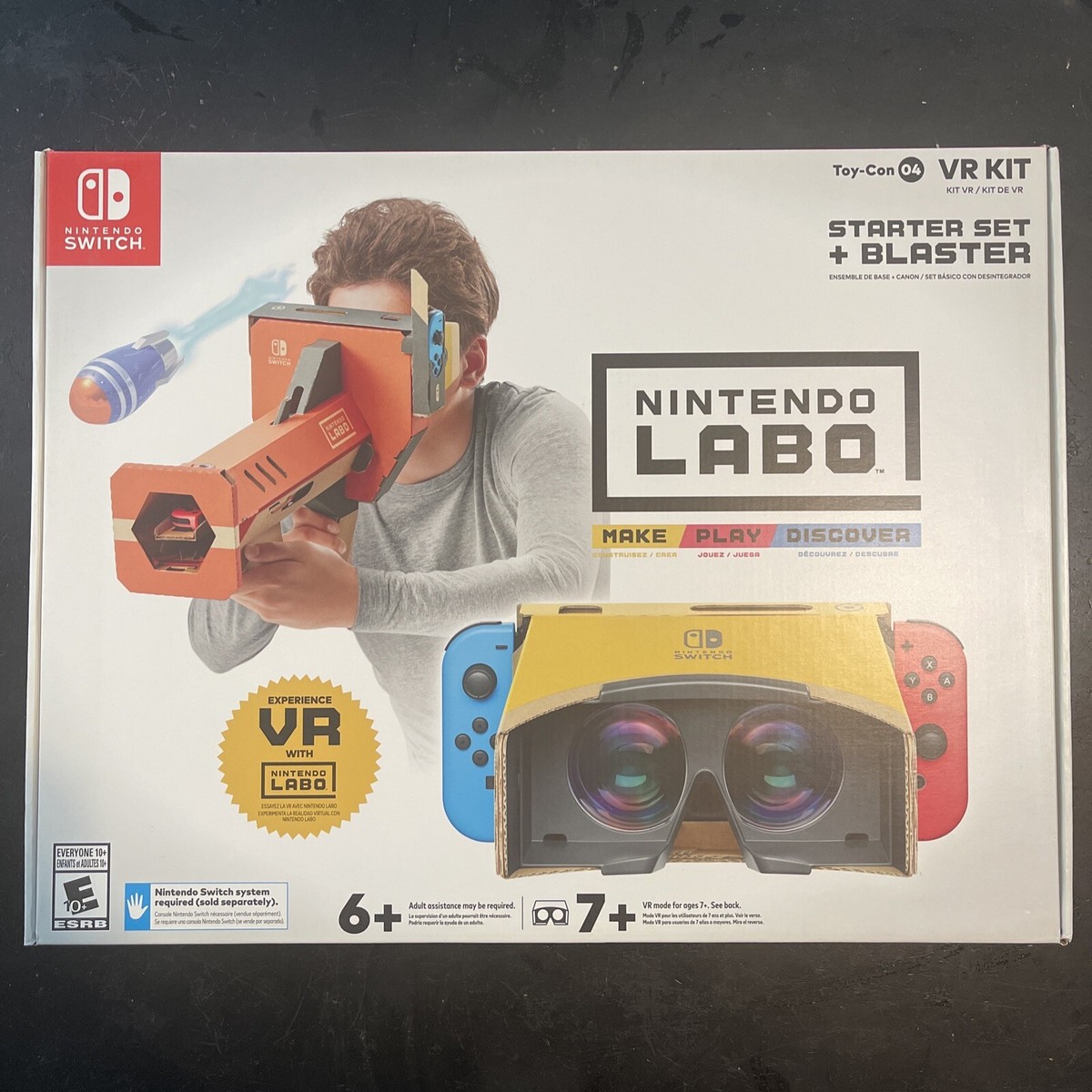 Nintendo Labo Toy-Con 04 VR Kit Starter Set (2019) + Blaster Game