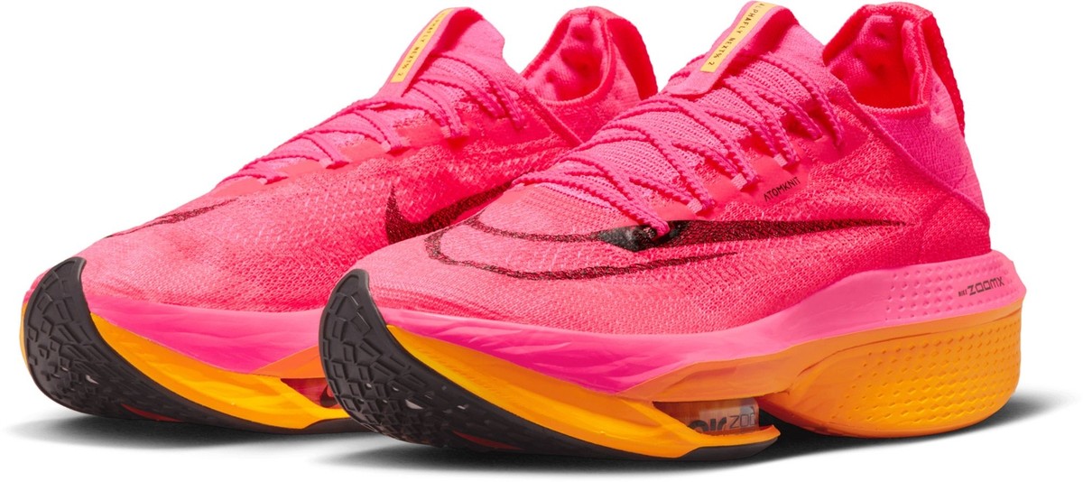 Nike Alphafly 2 Pink/Orange Men's Marathon Running Shoes 2023 NEW