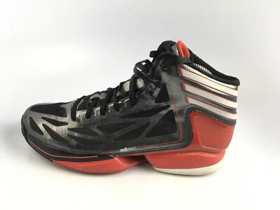 Adidas Adizero Crazy Light 2 Black Red Rose Scarlet SIZE 7.5 US