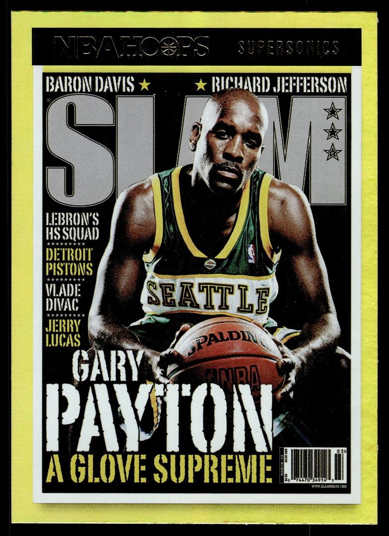 2021-22 Panini NBA Hoops Gary Payton #67 Holo Slam! | eBay