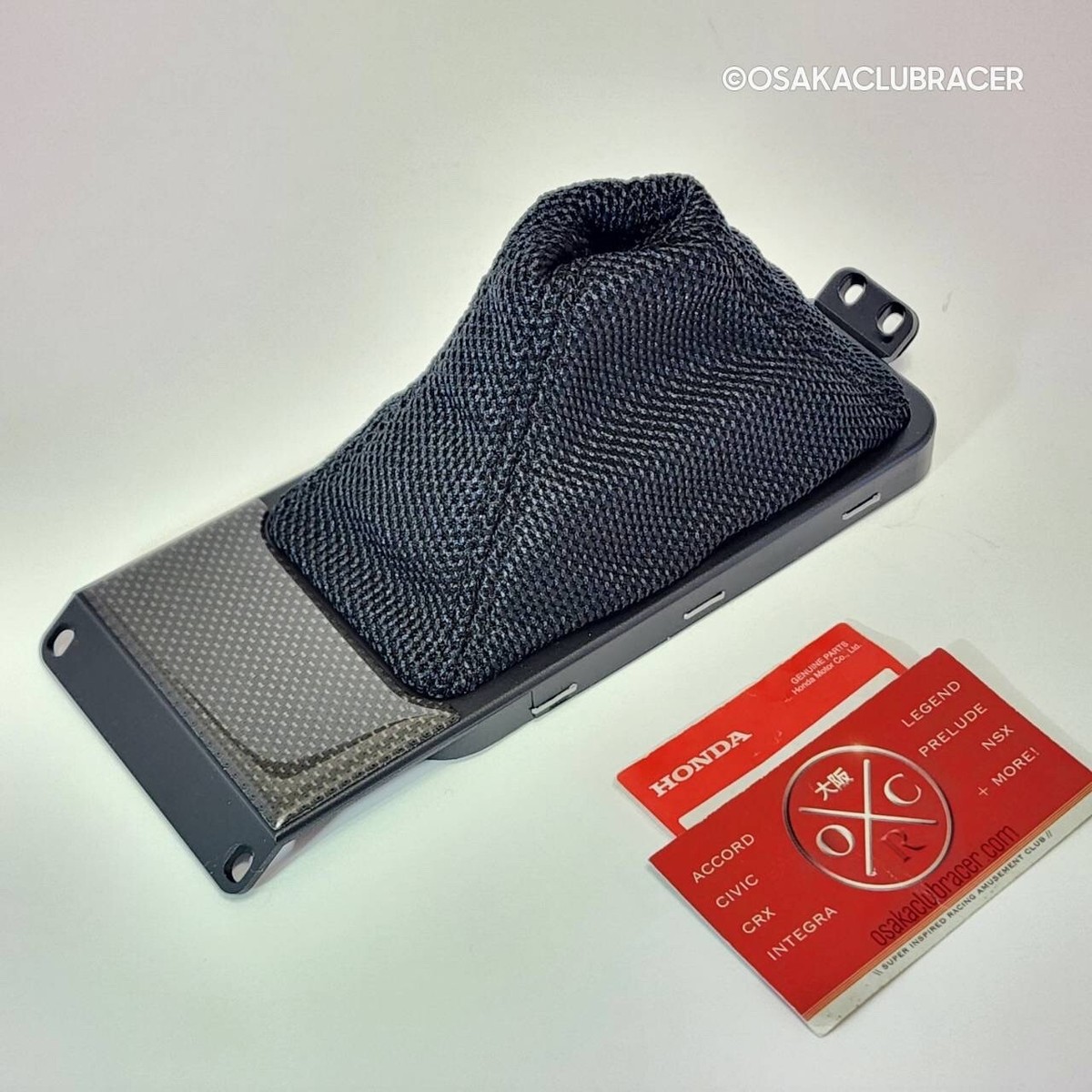 Genuine OEM Honda Acura NSX-R Shift Boot Carbon Fiber Mesh 91-05