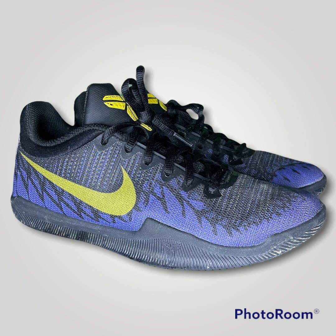 Nike Kobe Bryant Mamba Rage GS Black Purple Basketball Sneakers