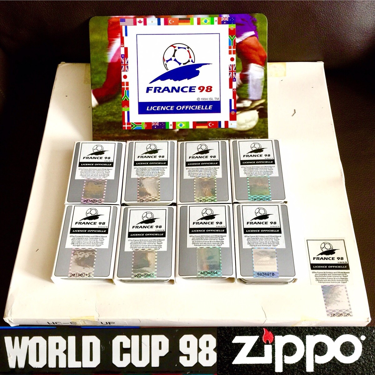 Rare Boxed Official Holographic “France 98” Football World Cup