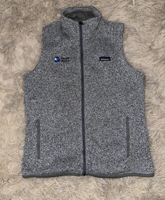 Patagonia Better Sweater Fleece Vest Gray Full Zip Women's Size