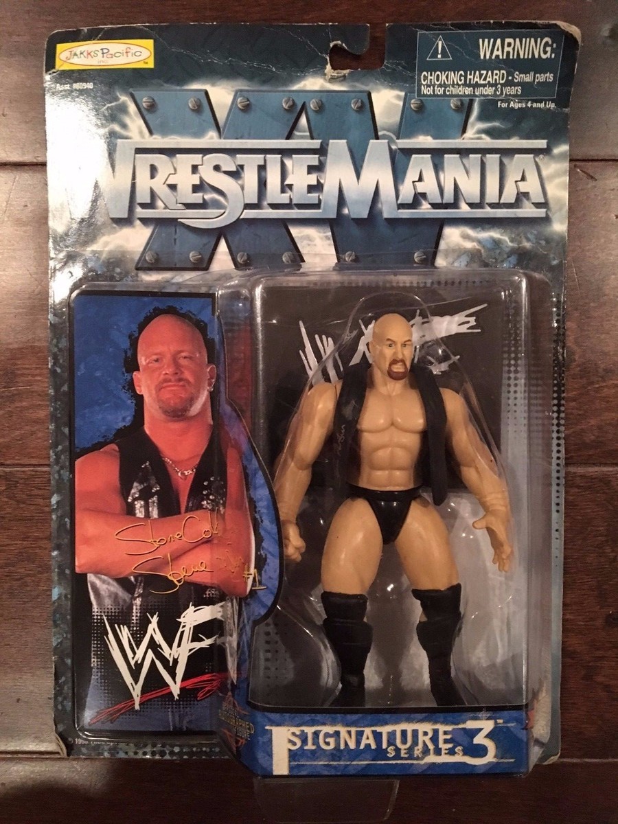 WWF WWE WrestleMania Signature Series 3 Stone Cold Steve Austin