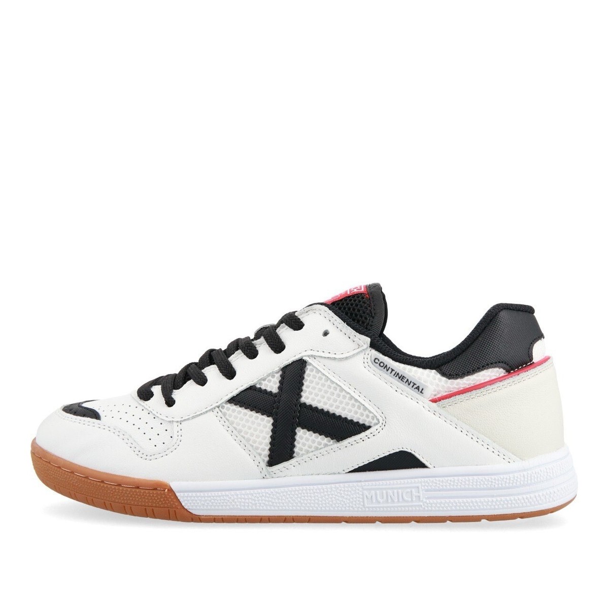 Munich X Continental 959 White Black Futsal Shoes - Men's Indoor