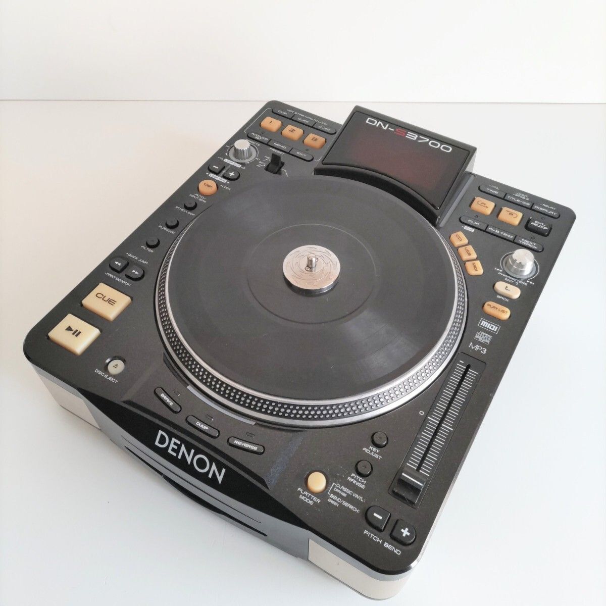 Denon DN-S3700 USB Media and CD Player Deck Motorized DJ Turntable