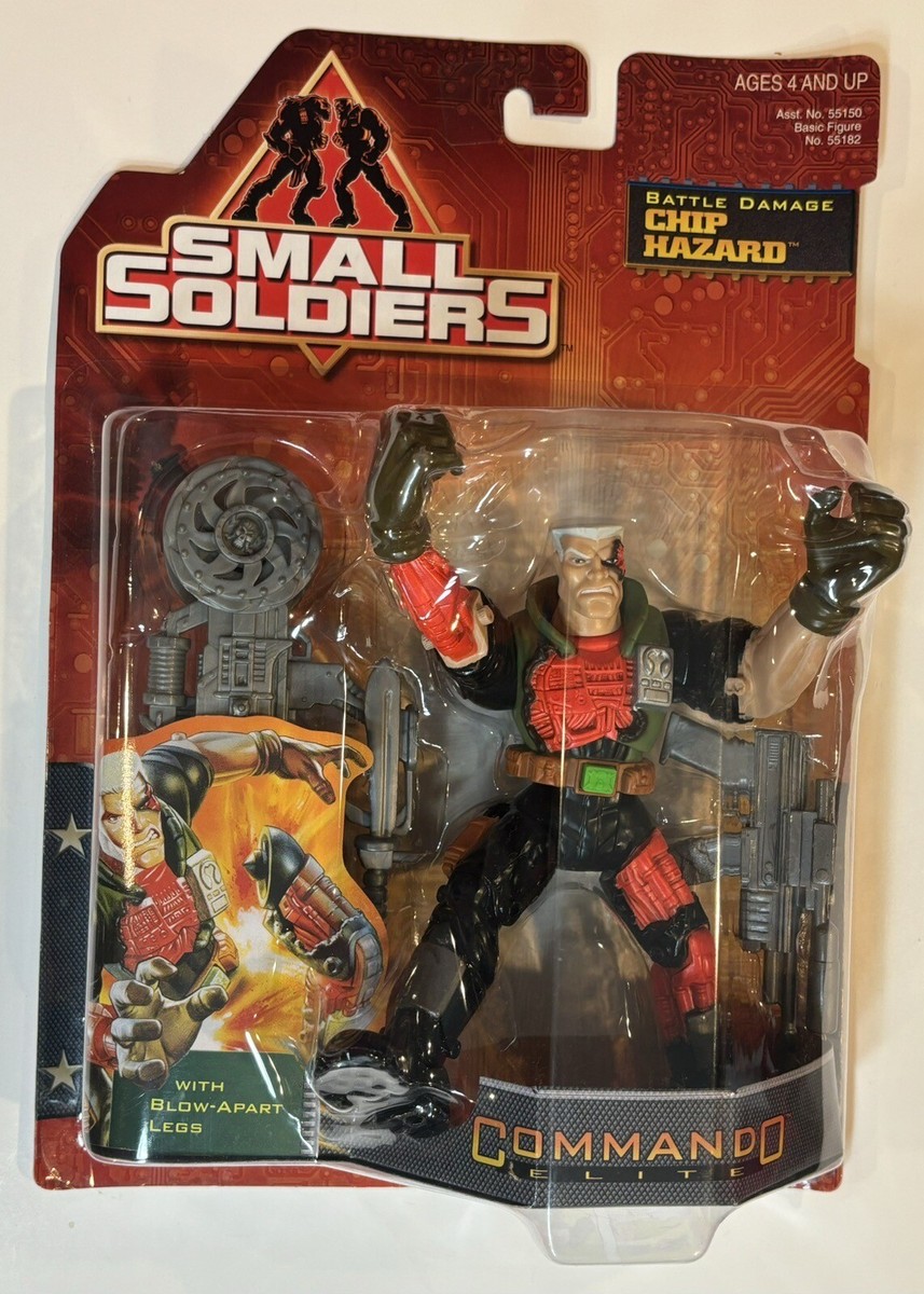 Small Soldiers Battle Damaged CHIP HAZARD unused MOC 1998 Hasbro