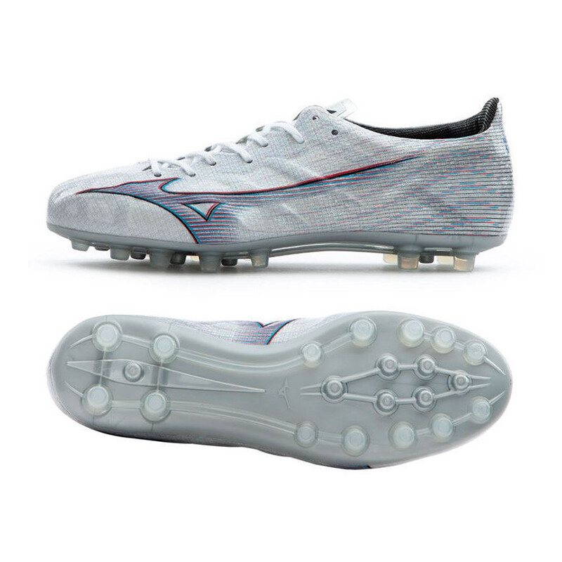 Mizuno Alpha AG Japan P1GA236109 White Mens Football Cleats Shoes