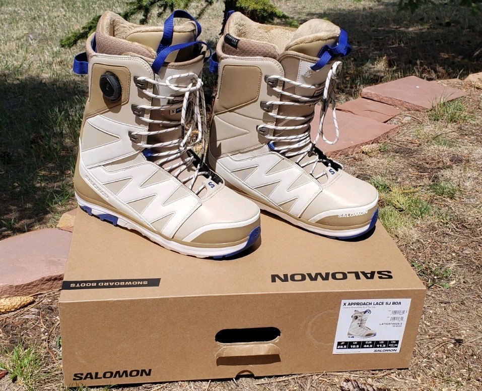 NEW 2025 Solomon X Approach Lace SJ Boa size 11.5 Men's Snowboard