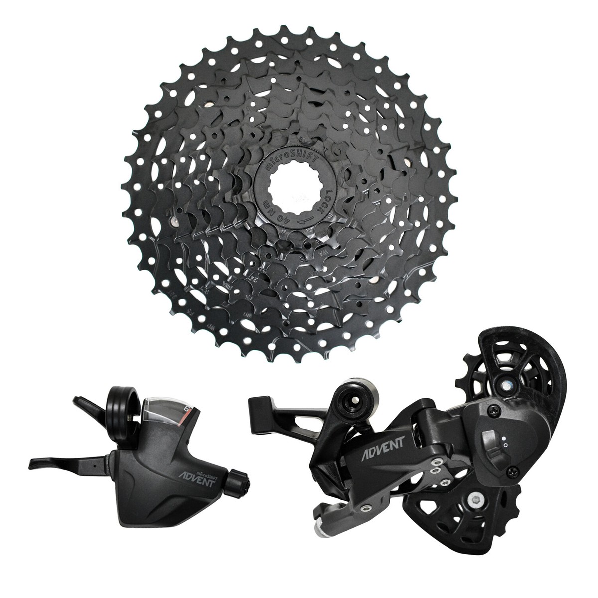 microSHIFT ADVENT Super Short 1x9 Spd Groupset Real MTB Drivetrain
