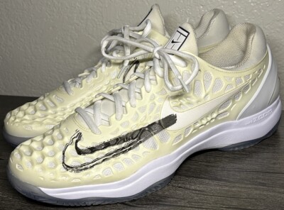 Nike Tennis Rafa Nadal Zoom Cage 3 918193-105 Metallic Summit Size