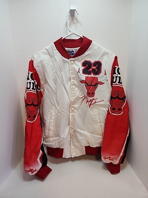 Vintage NBA Chicago Bulls Michael Jordan Chalk Line Jacket Sz