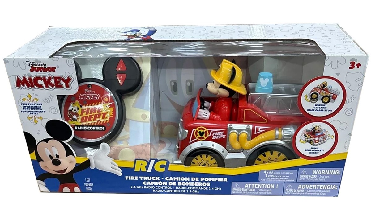 Disney Junior Mickey Mouse RC Remote Control Fire Truck | eBay