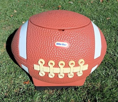 Little Tikes Football Vintage Toy Box Chest Tailgate Cooler w/ Lid
