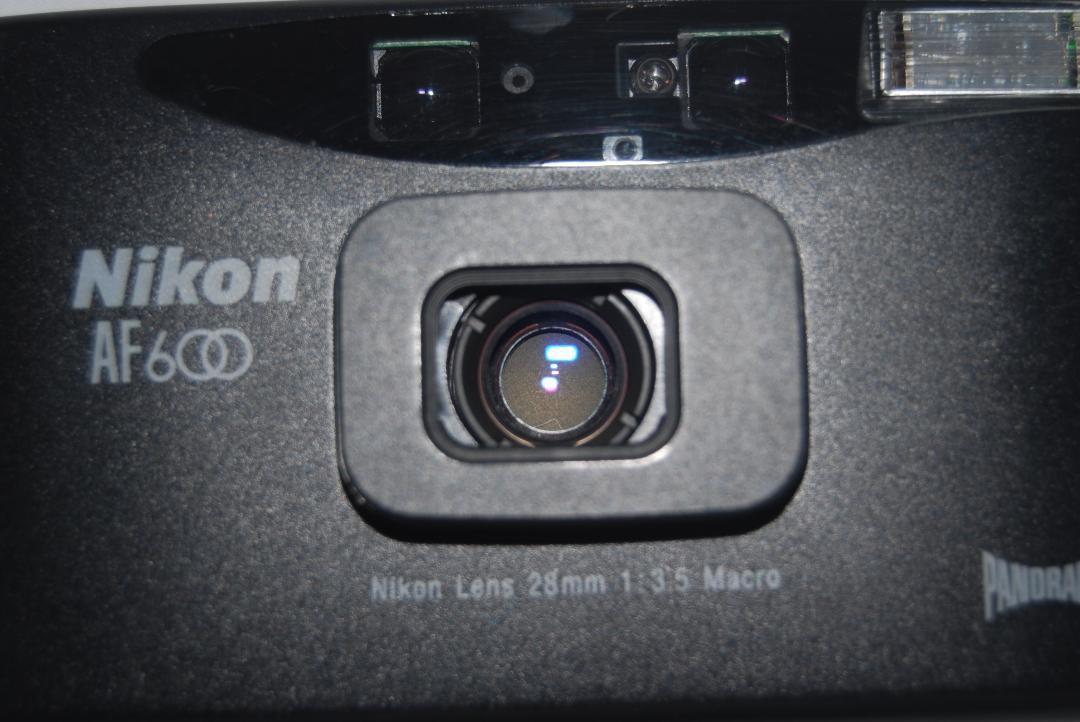 Nikon AF600 Panorama Black 35mm Point & Shoot Film Camera | eBay