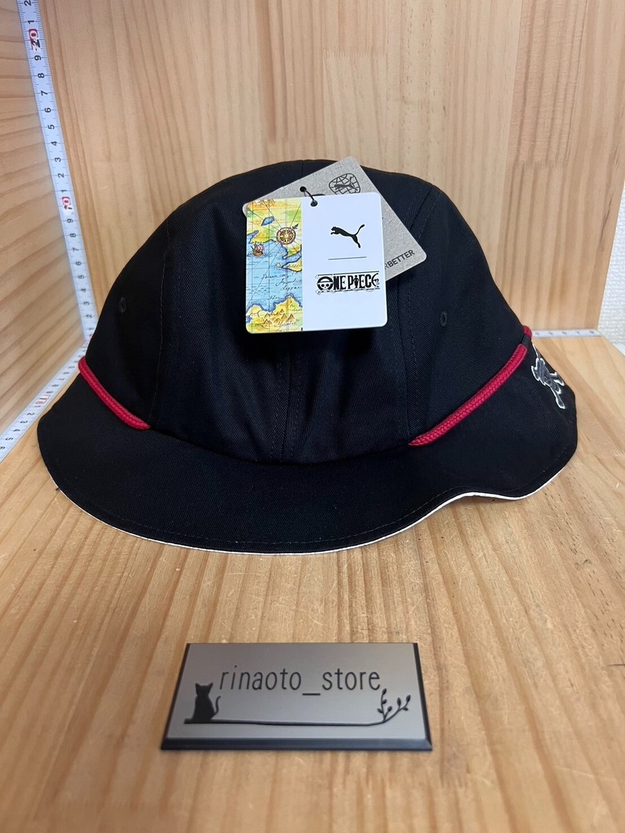 PUMA x ONE PIECE collection Bucket Hat Men's SIZE LXL Black 2024
