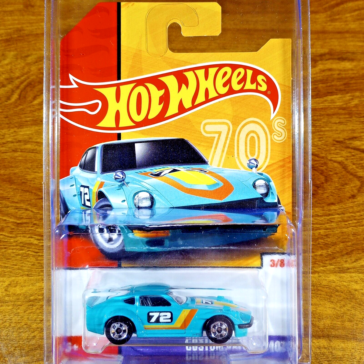 Hot Wheels Throwback 70's Custom Datsun 240Z Teal BW Blackwall 3/8