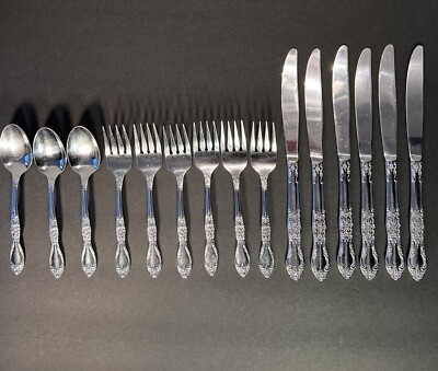 Vintage Oneida Northland Stainless Korea Flatware Silverware 15pc