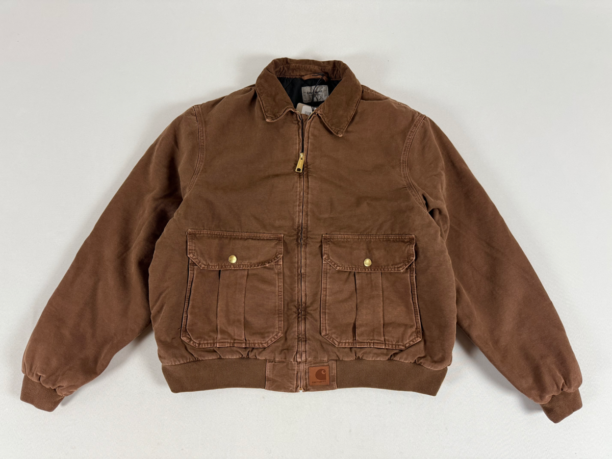 CARHARTT WIP STANTON JACKET CHOCOLATE STONE WASHED L NWT SOLD OUT