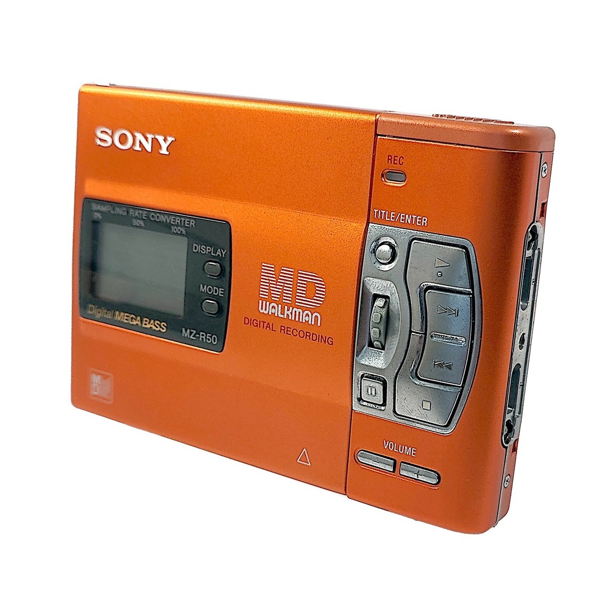 希少】SONY WALKMAN MDプレイヤー MZ-R50 オレンジ