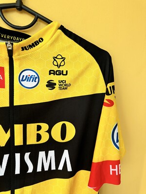 AGU Team Jumbo-Visma Cycling Shirt XL Jersey | eBay