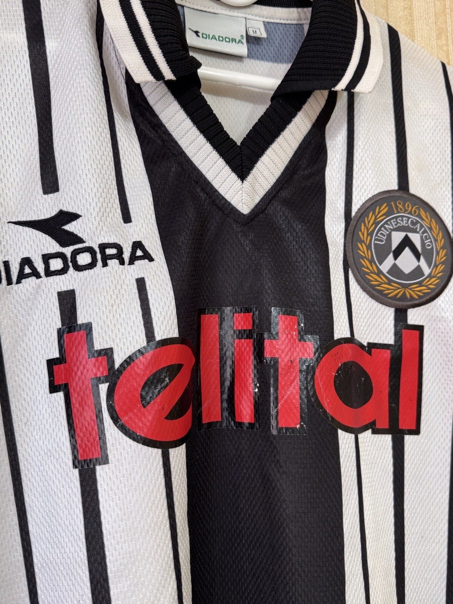 Vintage Udinese Calcio Diadora 1998-99 Home Soccer Jersey Sz M | eBay
