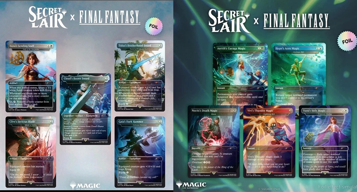英語版 Secret Lair Final Fantasy 3種セット 未開封 Secret Lair x