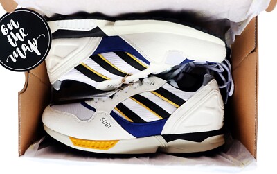 Adidas x Civilist ZX 6001 B Crystal White Blue UK 5 7 8 9 10 11 12