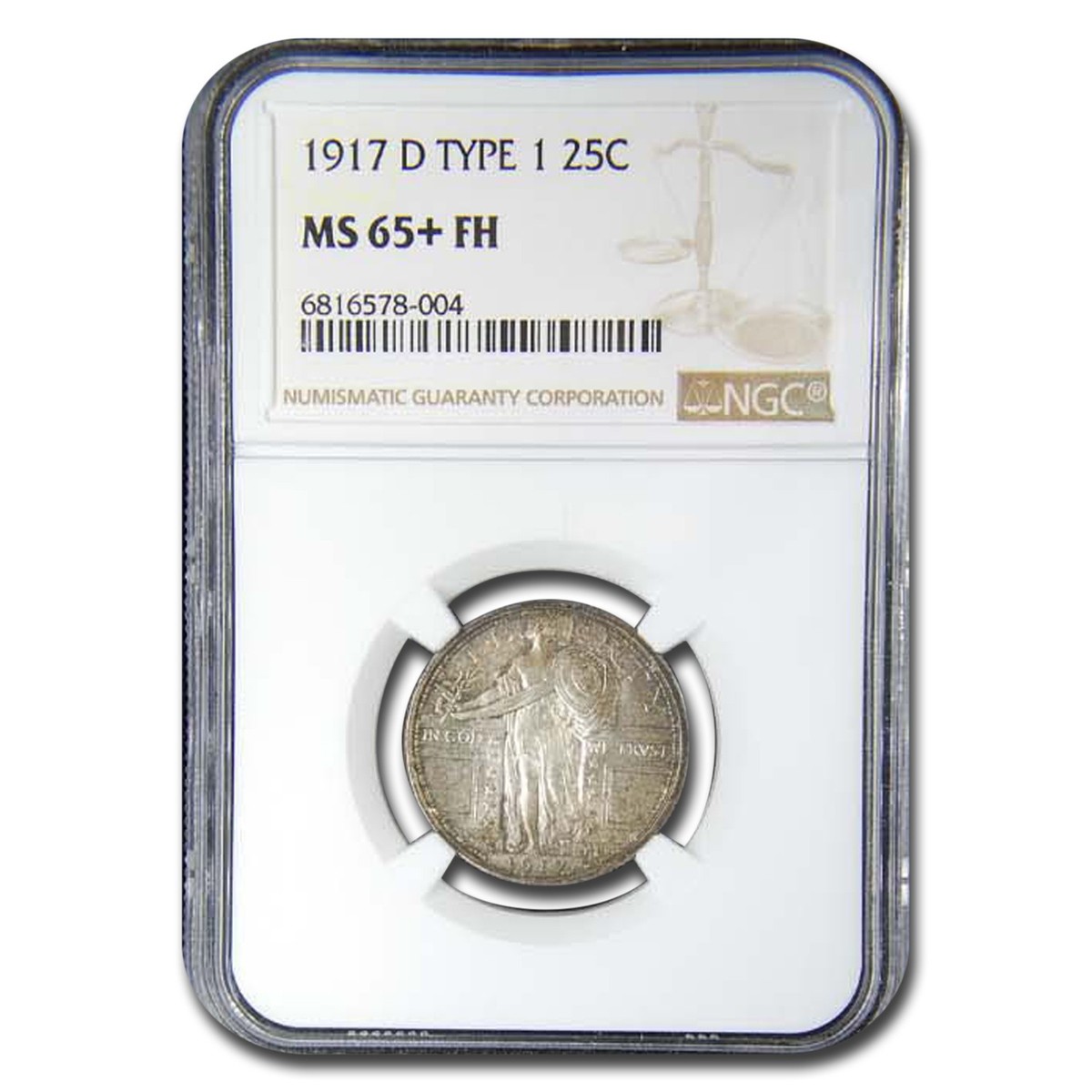 1917-D Standing Liberty Quarter Type-I MS-65+ NGC (FH) | eBay