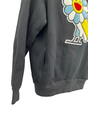 Takashi Murakami x OVO Flower Owl Black Hoodie Size Medium