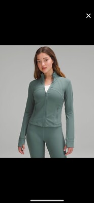 lululemon define cropped jacket size 4 medium forest NWT | eBay