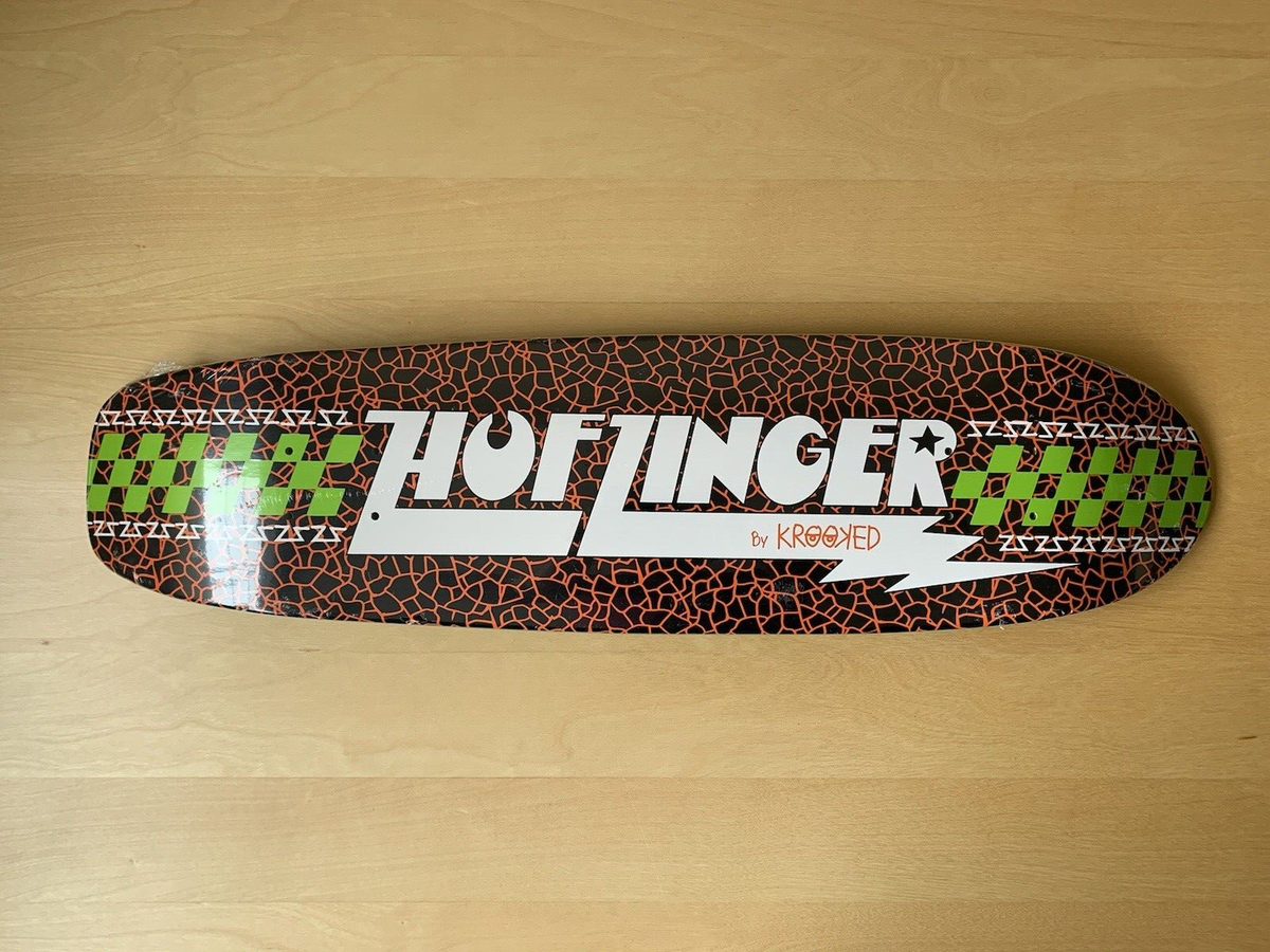 Krooked Huf Zinger Quake Benny Gold Skateboard Deck NOS SF Zip