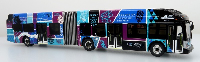 NFI Xcelsior XN60 5-Door Articulated Transit Bus -AC Transit Tempo