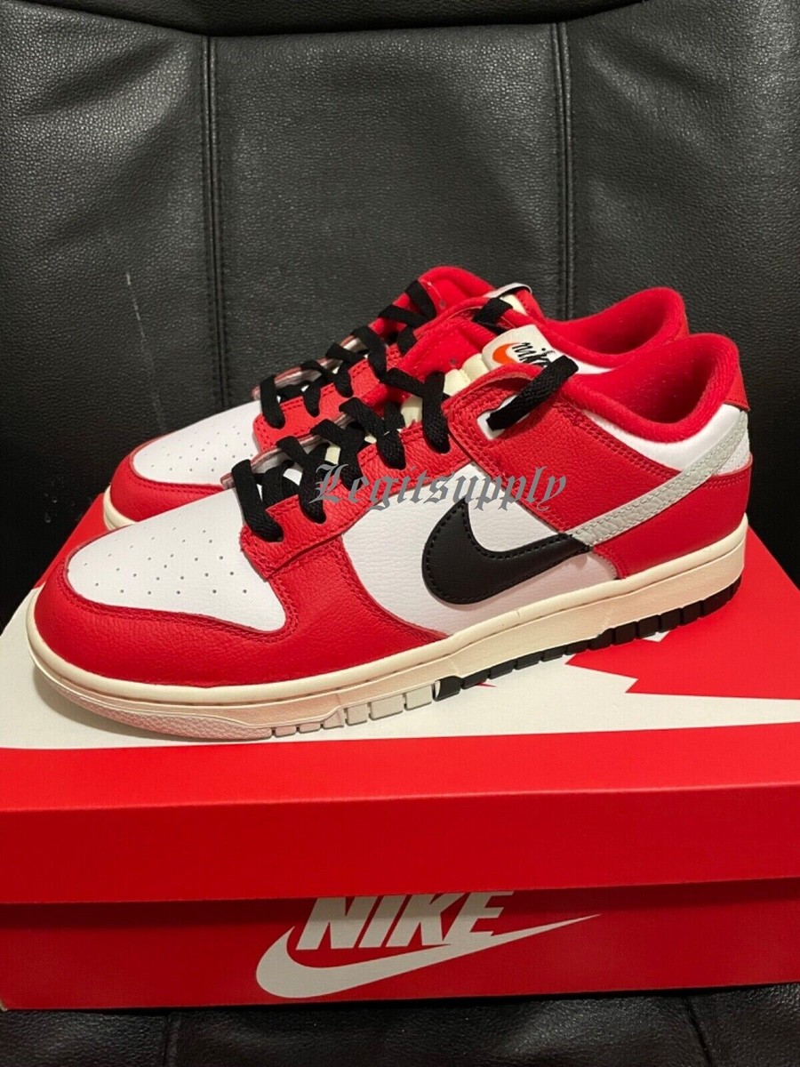Sz 7.5-14 Nike Dunk Low Chicago Split University Red Black White
