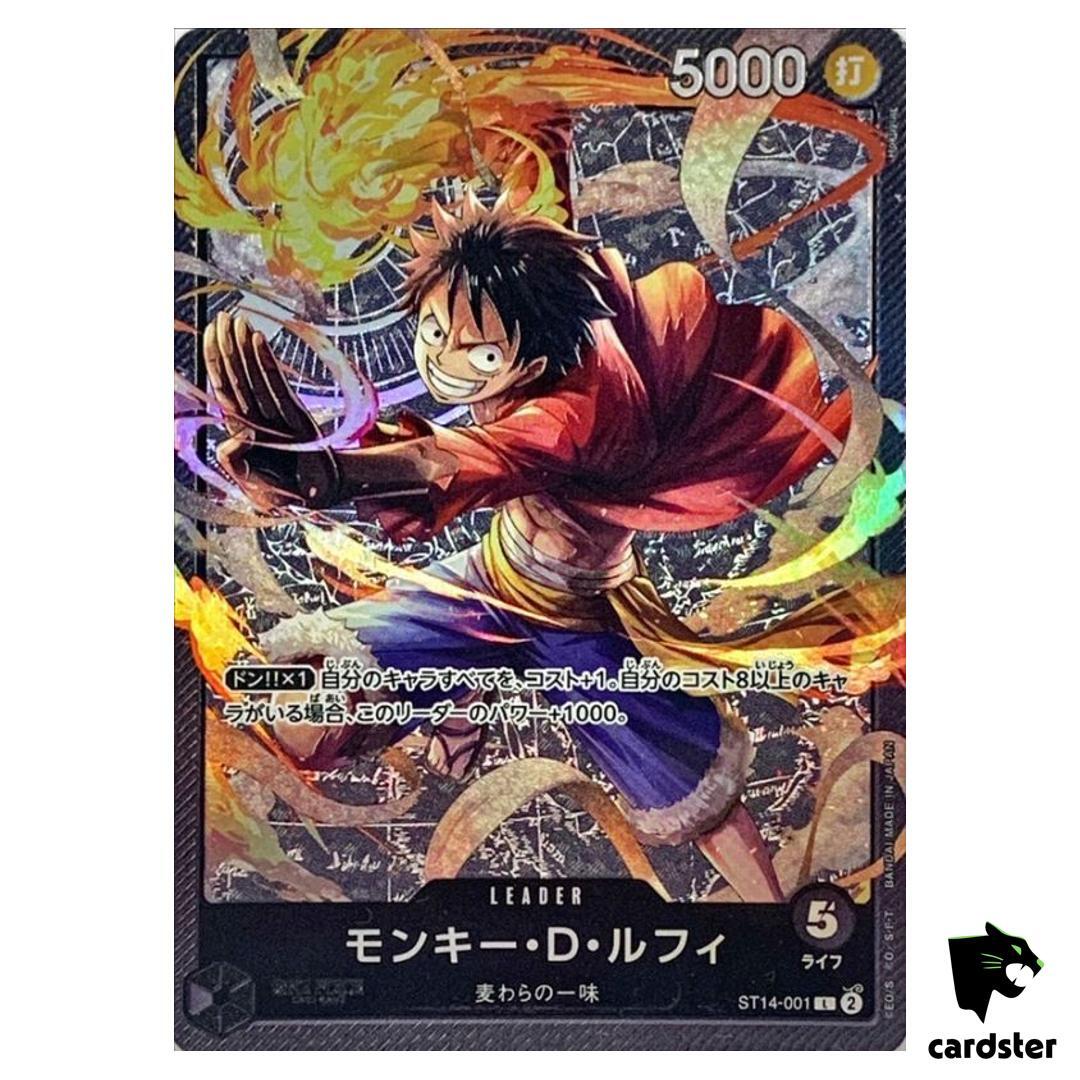 Monkey D. Luffy ST14-001 L 3D2Y ST-14 One Piece Card Japanese | eBay