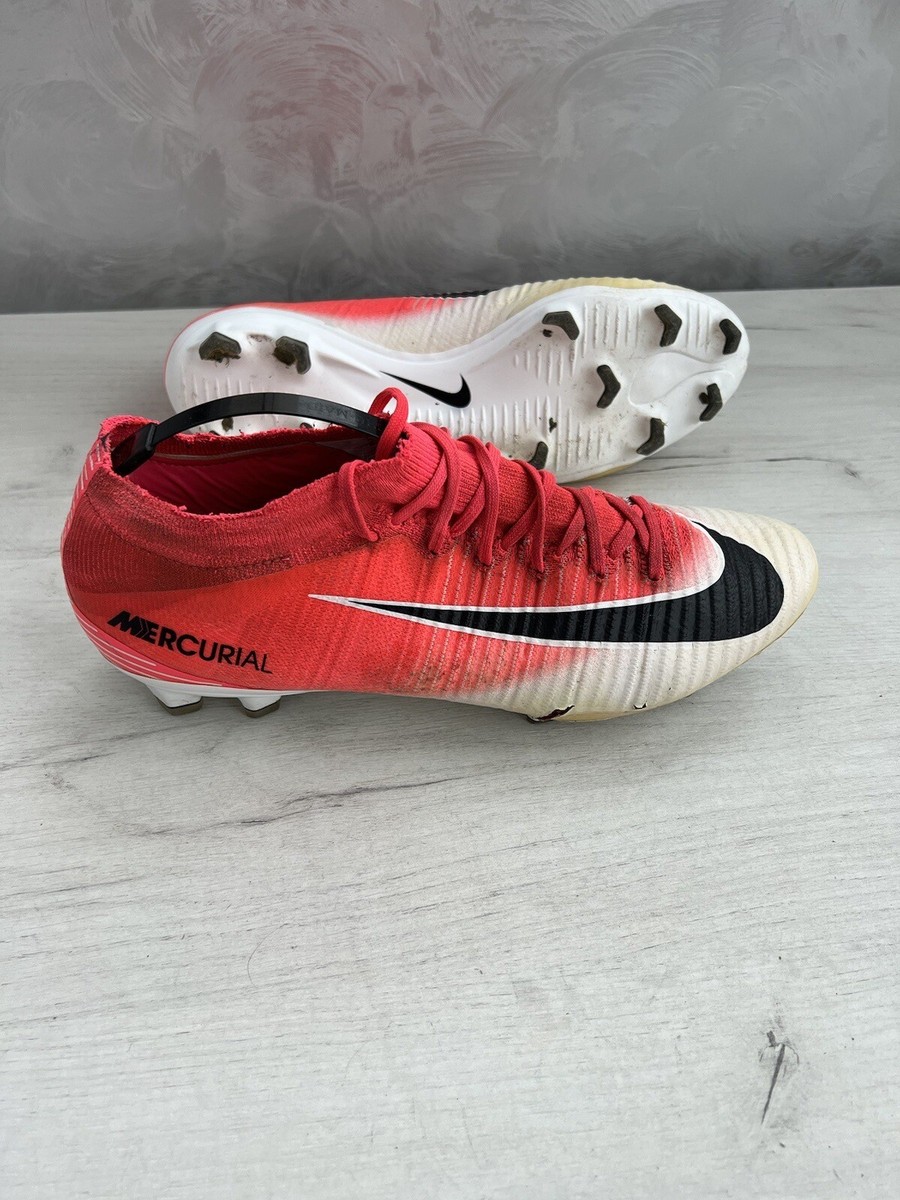 Nike Mercurial Vapor 5 FG Red White ACC Football Soccer Cleats