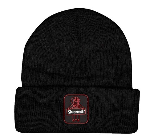 Supreme Big Logo Beanie Black FW23 NYC | eBay