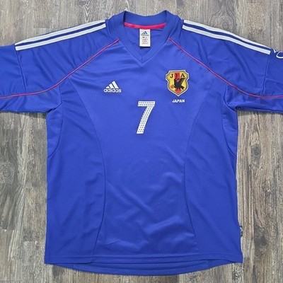 2002 Adidas Japan Home Soccer Jersey Hidetoshi Nakata Men L World