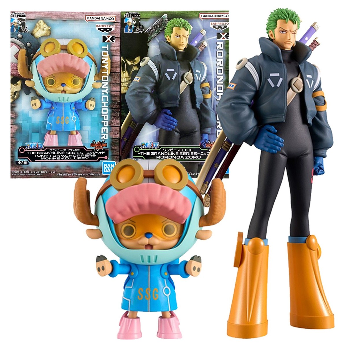ONE PIECE DXF THE GRANDLINE SERIES Egghead Roronoa Zoro Tony