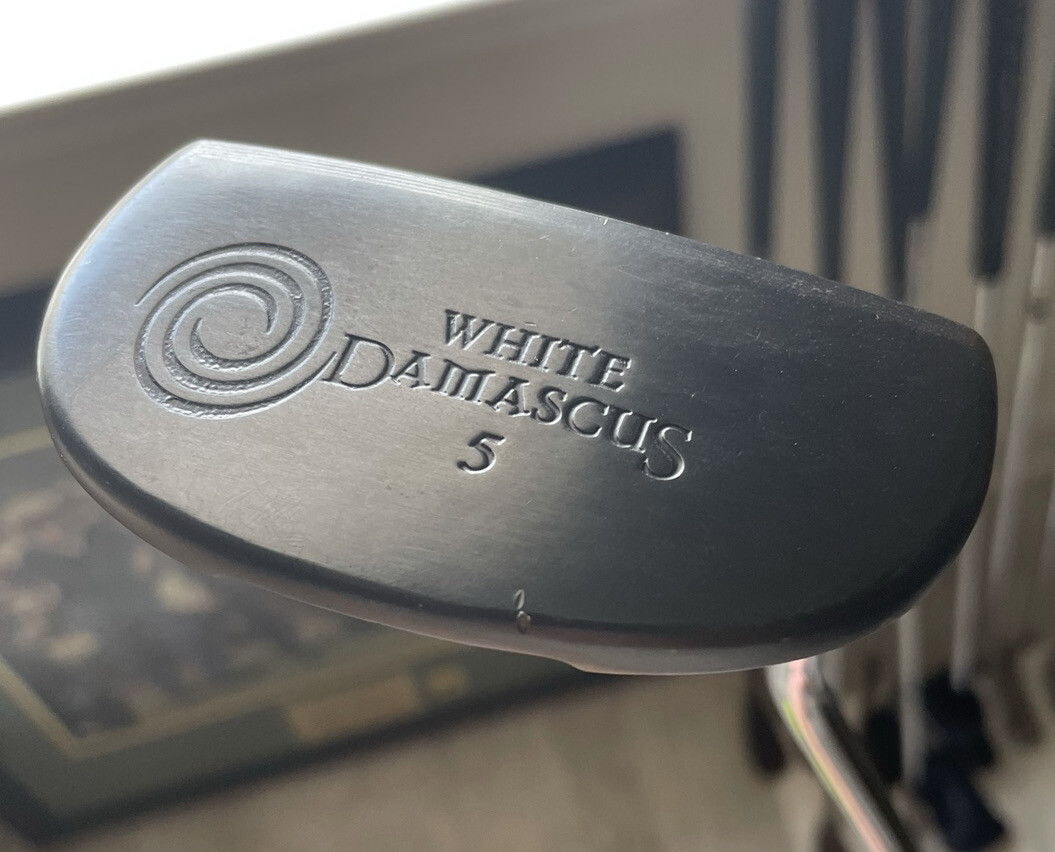 Odyssey Golf White Hot 5 Japanese Damascus Steel Issue Putter RARE