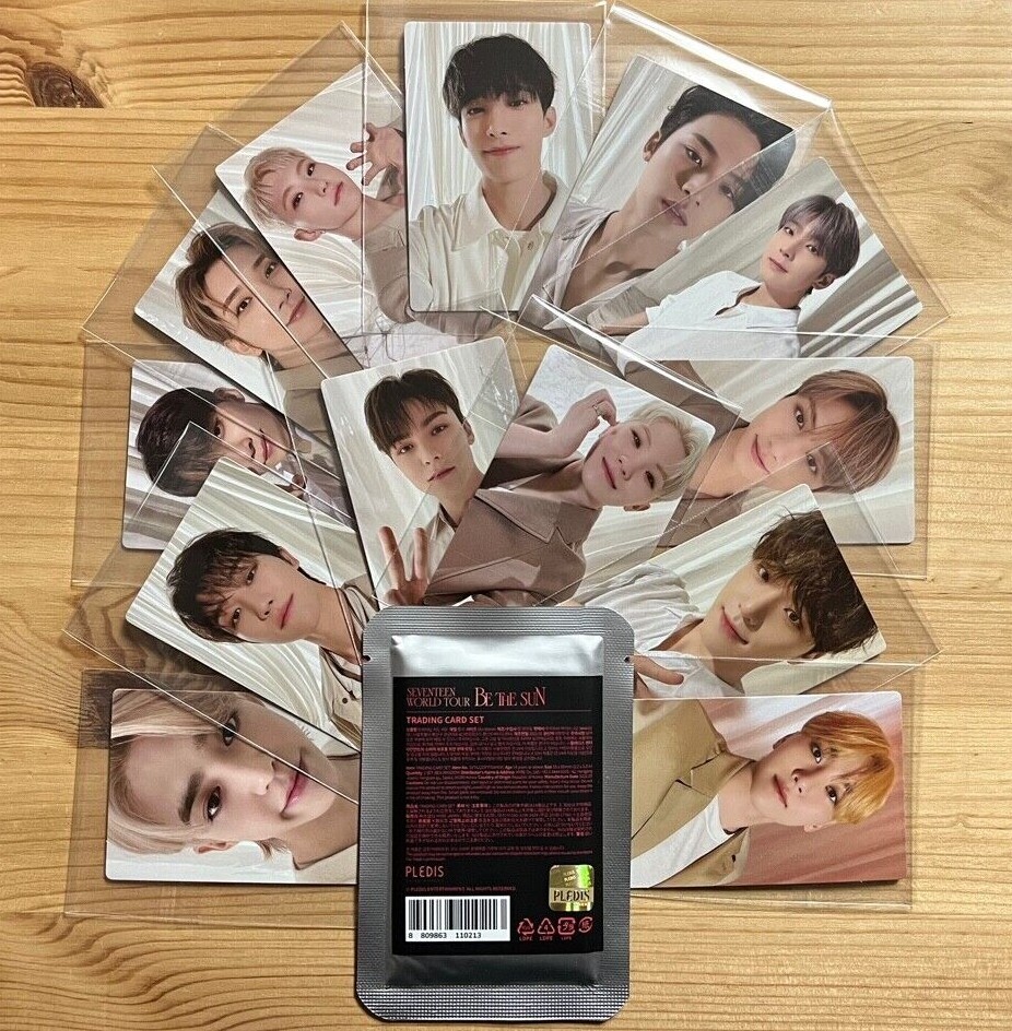 2022 SEVENTEEN WORLD TOUR BE THE SUN OFFICIAL MERCH TRADING CARD