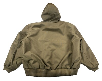 Carhartt J133 BRK Men's 3XL Jacket Olive Green Quilted Lining