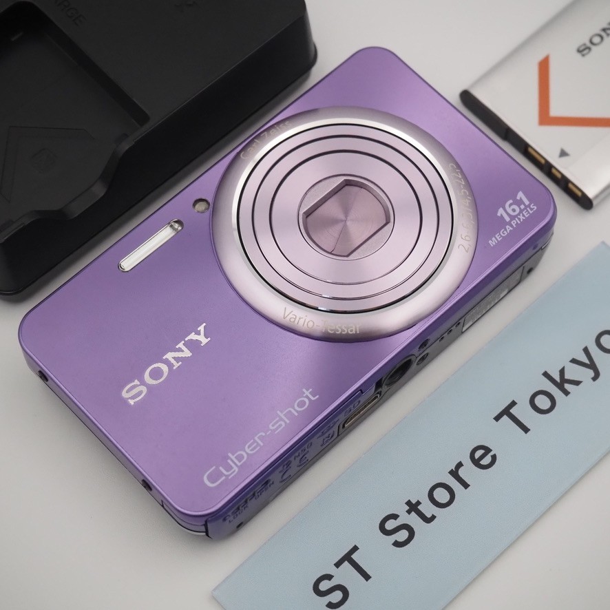 N Mint] Sony Cyber-Shot DSC-W570 16.1MP Digital Camera purple