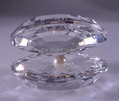 SWAROVSKI CRYSTAL OYSTER SHELL WITH PEARL LARGE 014389 MINT BOXED