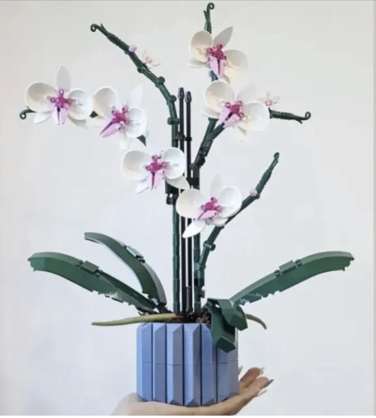 LEGO Orchid 10311 Plant Decor Building Set (608 Pieces) Moc