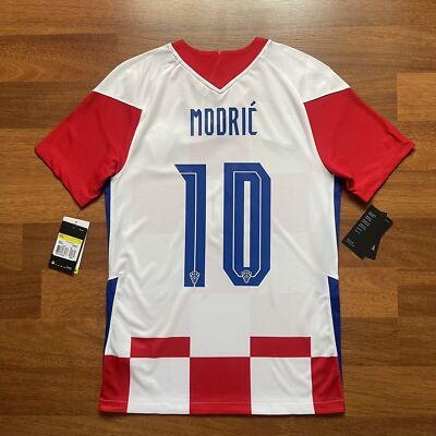 CROATIA NIKE 2020 EURO FOOTBALL HOME JERSEY #10 MODRIC SIZE “S